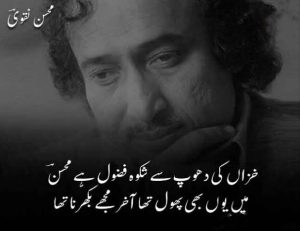 Sad Poetry Mohsin Naqvi