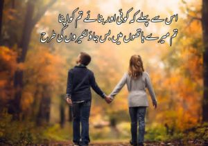  romantic poetry in urdu 2 line
