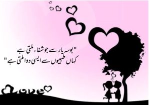 heart touching love poetry in Urdu 2 lines