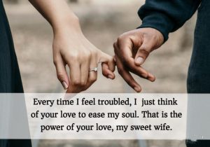romantic poetry for wife in English
