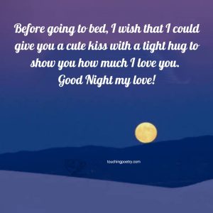 Good Night Poetry For Girlfriend